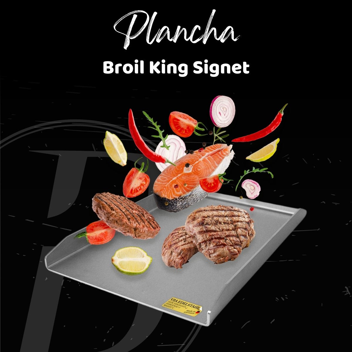 Plancha Grillplatte Edelstahl V2A Broil King Signet 32 0 x 37 7cm