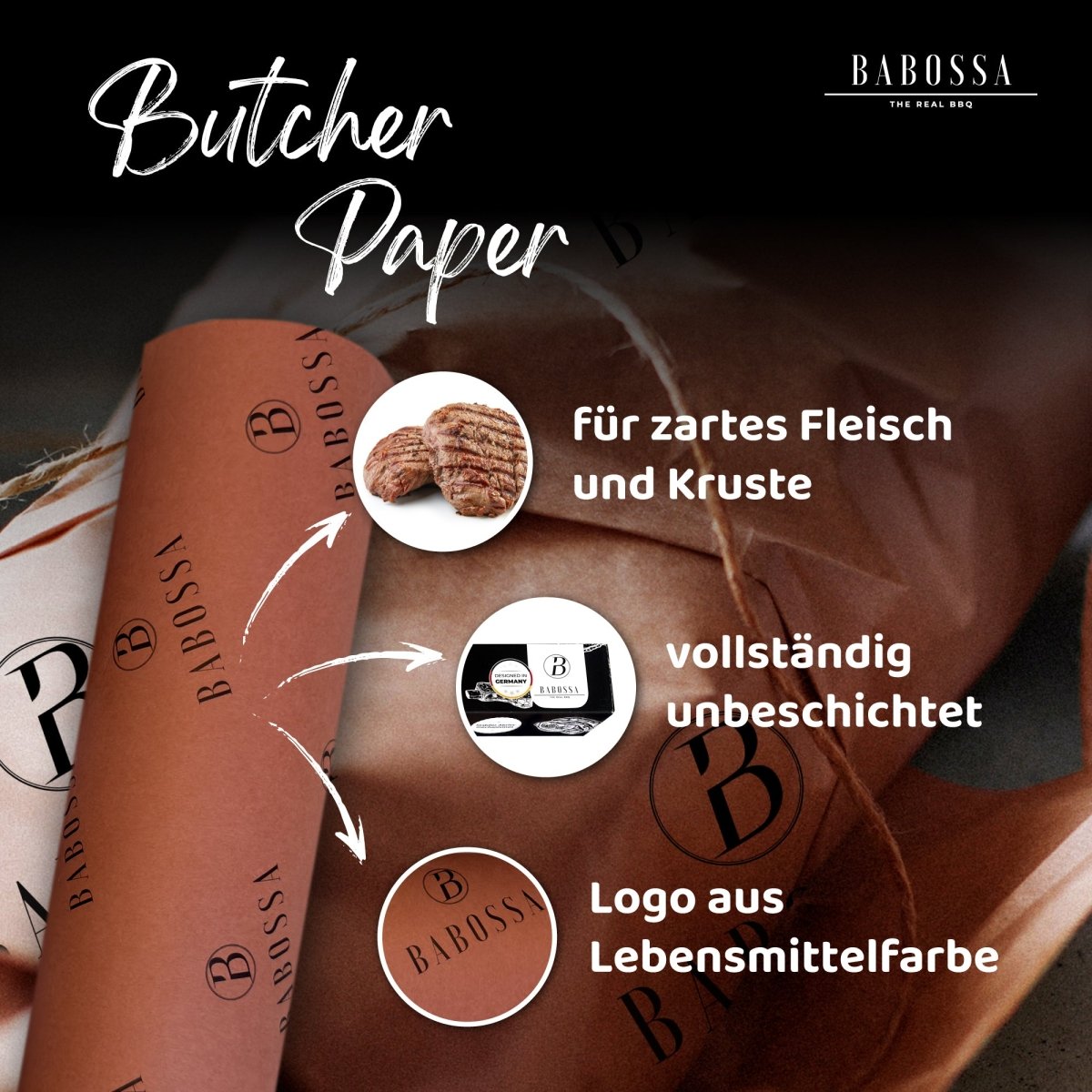 Butcher Paper | 50m - BABOSSAButcher Paper | 50mButcher PaperMeat 'n' GreatBABOSSA