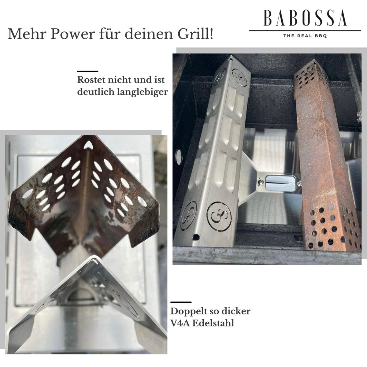 Flammschutzblech | V4A Edelstahl | Broil King Baron & Crown - BABOSSAFlammschutzblech | V4A Edelstahl | Broil King Baron & CrownFlammschutzblechBroil KingBABOSSA