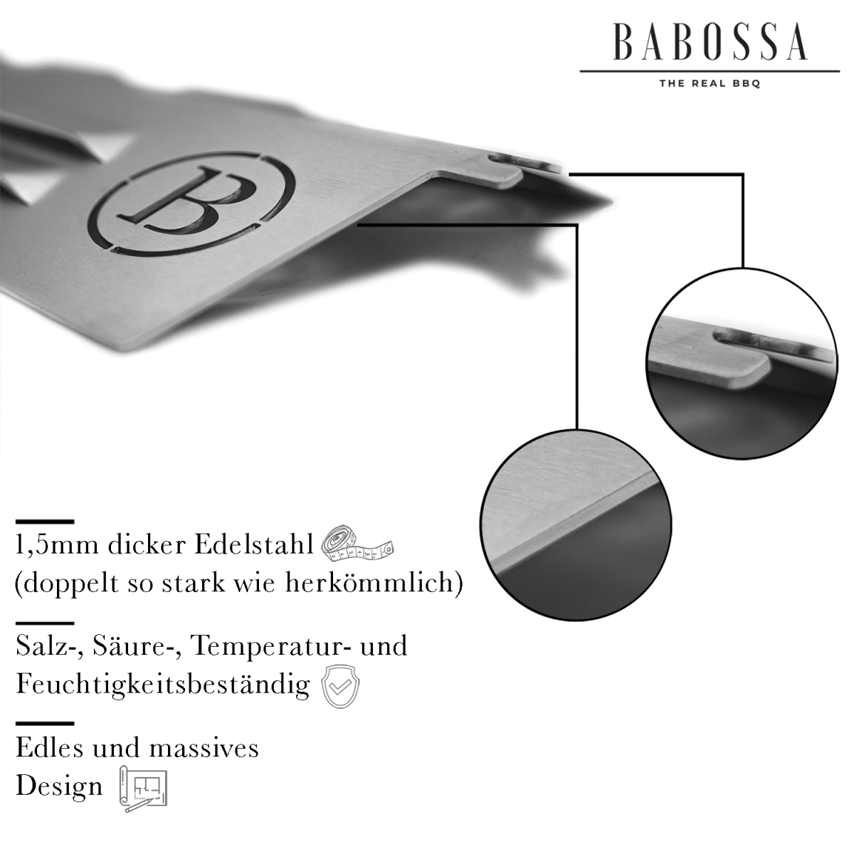 Flammschutzblech | V4A Edelstahl | Broil King Baron & Crown - BABOSSAFlammschutzblech | V4A Edelstahl | Broil King Baron & CrownFlammschutzblechBroil KingBABOSSA