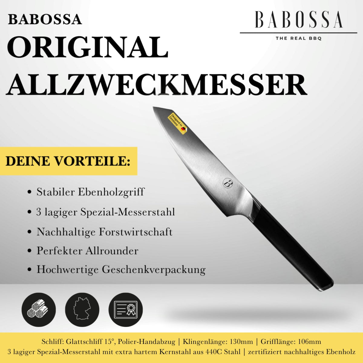 "Original" Allzweckmesser - BABOSSA"Original" AllzweckmesserMesserBABOSSABABOSSA