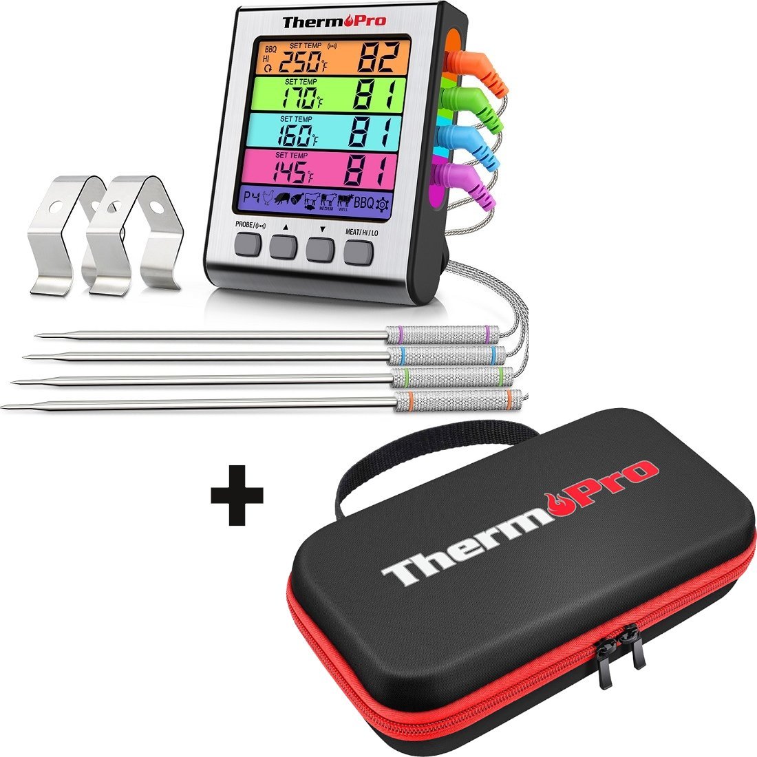 TP17H Kernthermometer + TP98 Aufbewahrungstasche - BABOSSATP17H Kernthermometer + TP98 AufbewahrungstascheThermometerThermoProBABOSSA